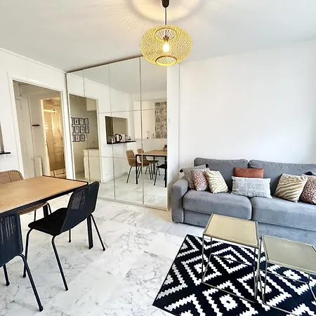 Riviera: Quiet With Ac And Terrace In Carré D'or Apartment *