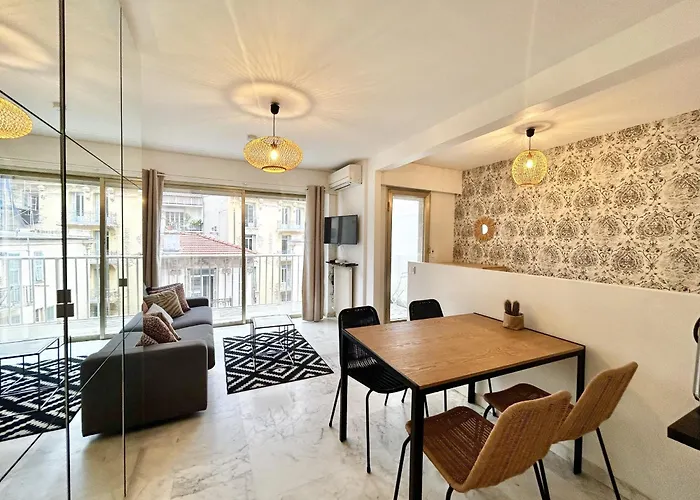 Riviera - Carre D'or - Large Ac Terrasse - Tres Calme - Balcon Berlioz 2